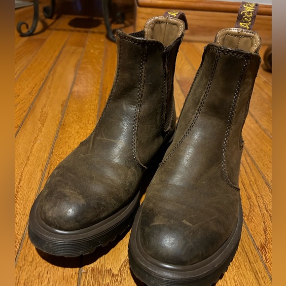 Dr. Martens 2976 BROWN LEATHER CHELSEA BOOTS sz US 5 - Picture 5 of 7